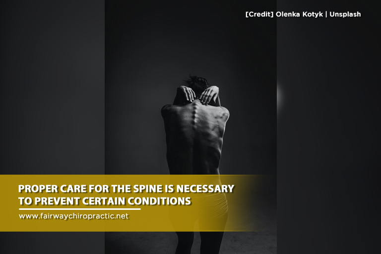 Proper care for the spine
