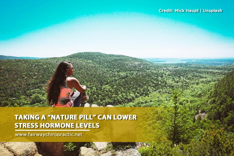 “nature pill” can lower stress hormone levels