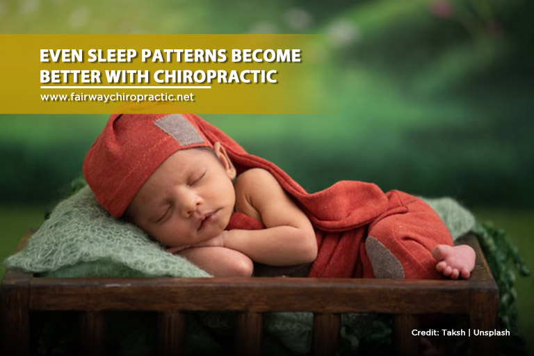 Even sleep patterns become better with chiropractic
